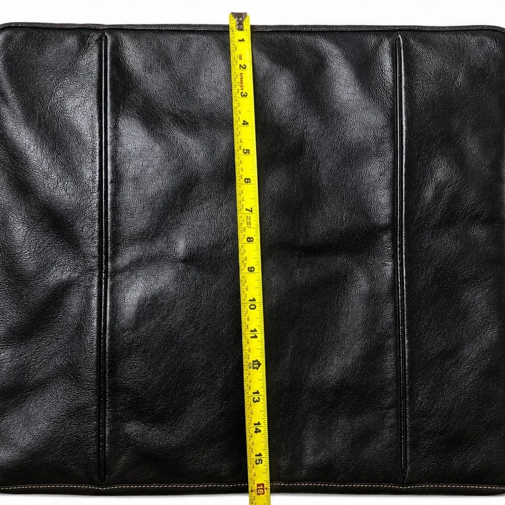 GUCCI Supreme Hysteria Black Leather Oversized Messenger Bag